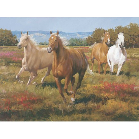 The Thundering Herd - 60X80cm