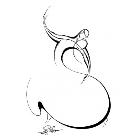 Dancing Couple I - 70X50cm