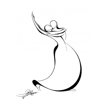 Dancing Couple II - 70X50cm