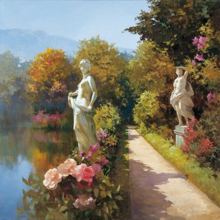 Water Garden I - 71X71cm