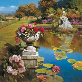 Water Garden II - 71X71cm